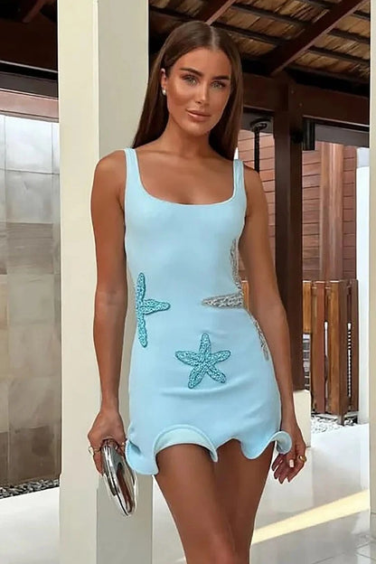 Vestido Alia Starfish – Brillo oceánico 🌊✨