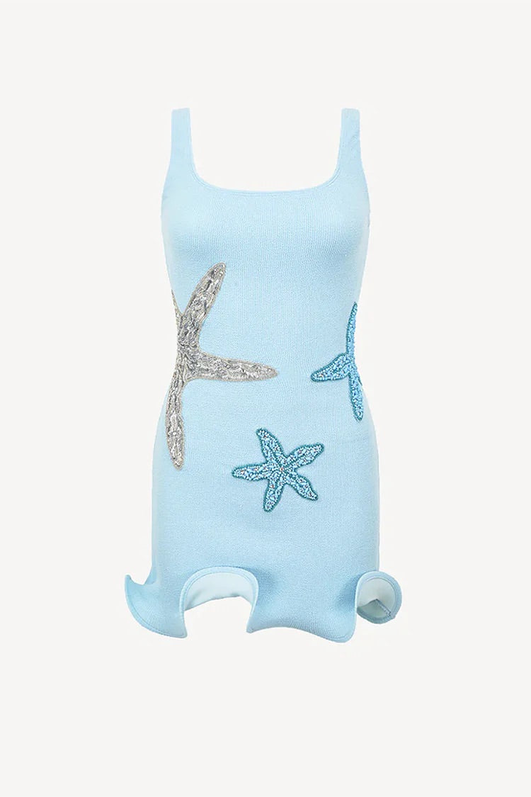 Alia Starfish Dress – Ocean Glow 🌊✨