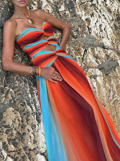 Robe Isla Sunset – Mirage d'été 🌅