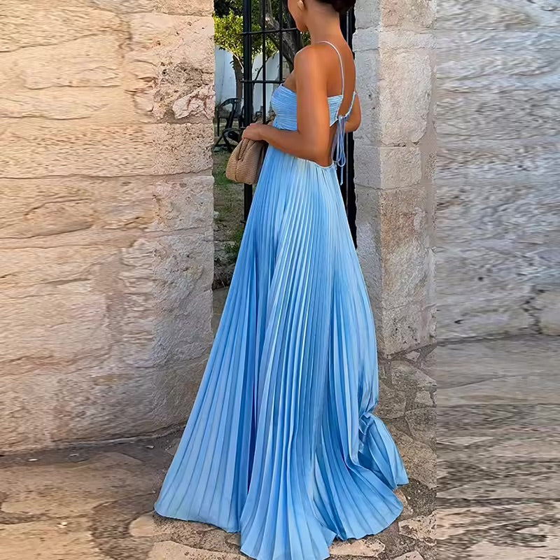 Azure Breeze Dress – Ocean Whispers 💙🌬