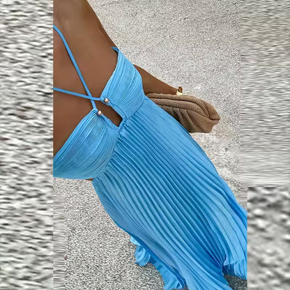 Azure Breeze Dress – Ocean Whispers 💙🌬