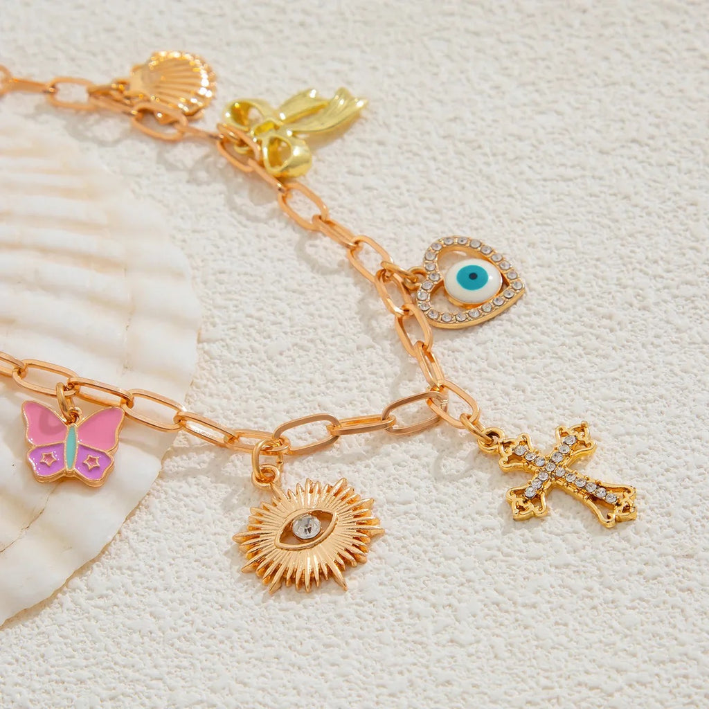 Celestial Charm Necklace – Mystical Elegance ☀️✨