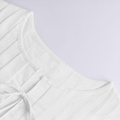 Haut en lin Ivy – Douce simplicité 🤍