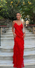 Léo – Flowing Chiffon Evening Gown